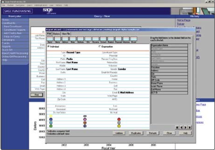 screenshot of Fundraising 50